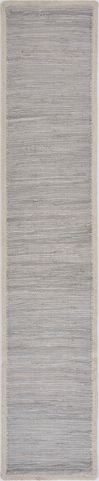 Bordered Light Gray Table Top Set, 1'4" X 6'8"