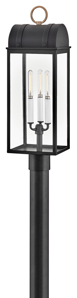 Hinkley Campbell Large Post Lantern, Black