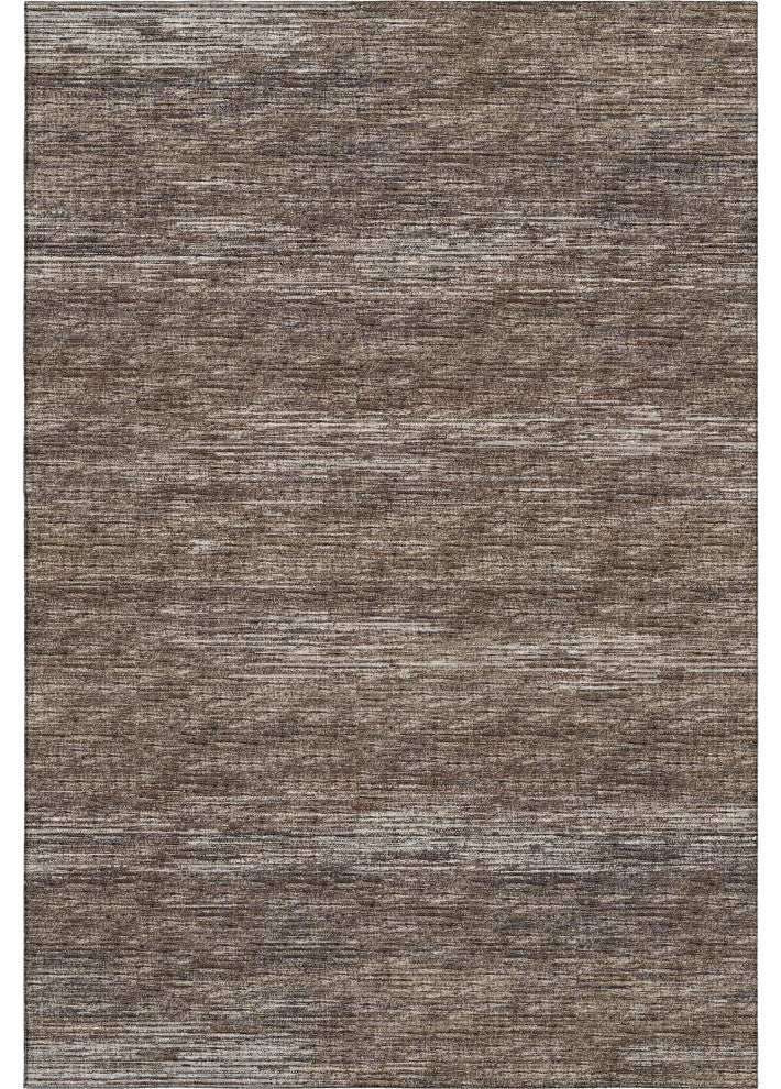 Premium Machine Washable Mayfield AMF32 Brown 3' x 5' Rug