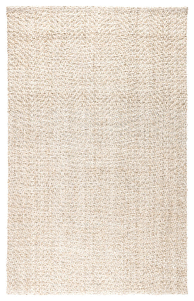 Classic Home Herringbone Ivory 8x10 Rug