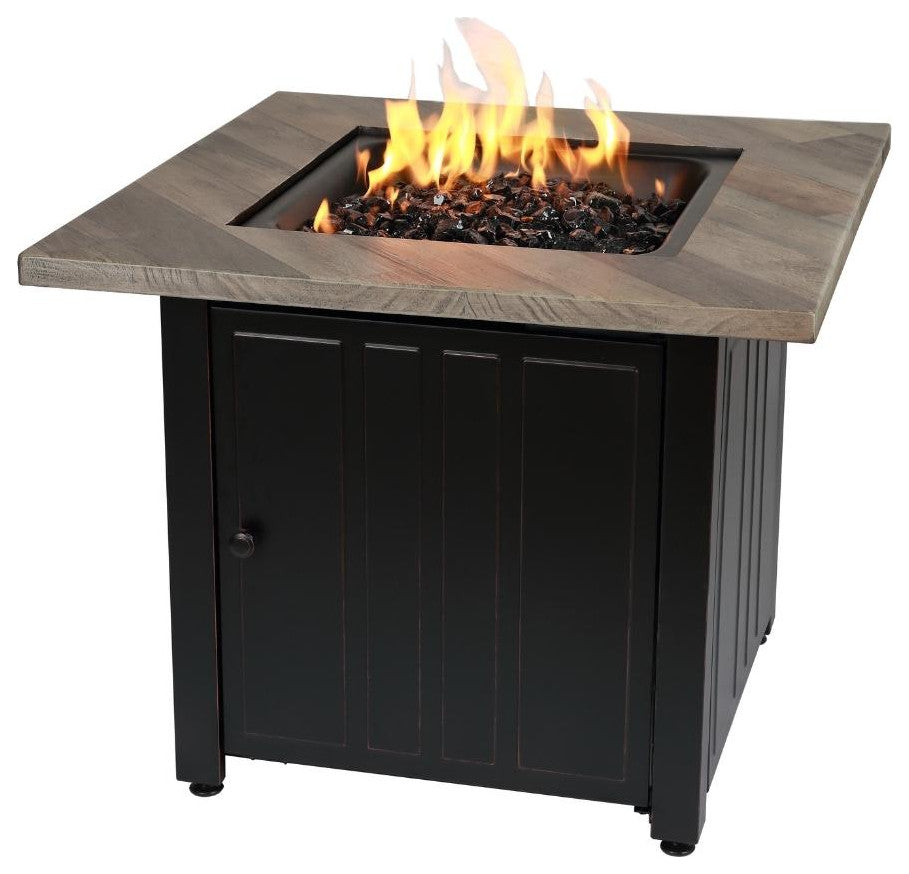 Endless Summer Harper 30" Square LP Fire Pit Table