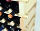 6 Bottle Across Stackable Modular Wine Rack 24-72 Bottles, 36 Bottles 6 Rows