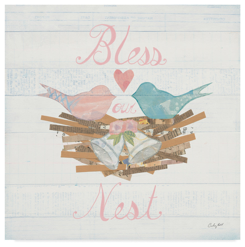 Courtney Prahl 'Lovebirds Iii' Canvas Art