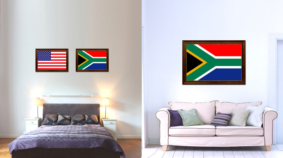 South Africa Country Flag Canvas Print, 27"x39"