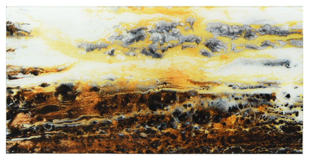 "Granite" Frameless Free Floatingtempered Glass Wall Art, A