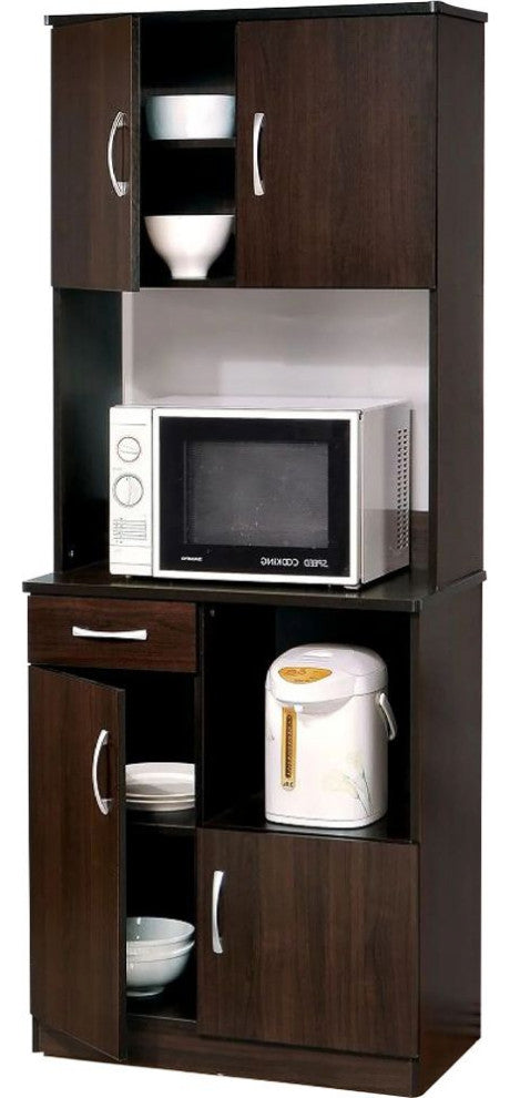 ACME Quintus Kitchen Cabinet, Espresso