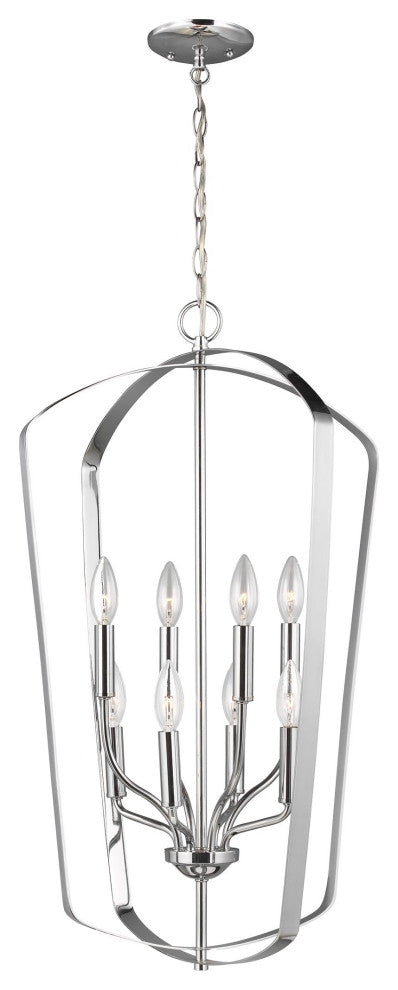 Romee Large 8-Light Hall/Foyer, Chrome