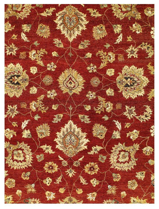 Rust Color Fine Hand Knotted Farahan Design 10' X 14'2''