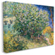 Bush On The Water Green Blue Van Gogh Classical Painting, 16"x20"