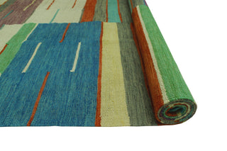 Winchester Kilim Alburt Rust/Green Rug, 6'5x9'7