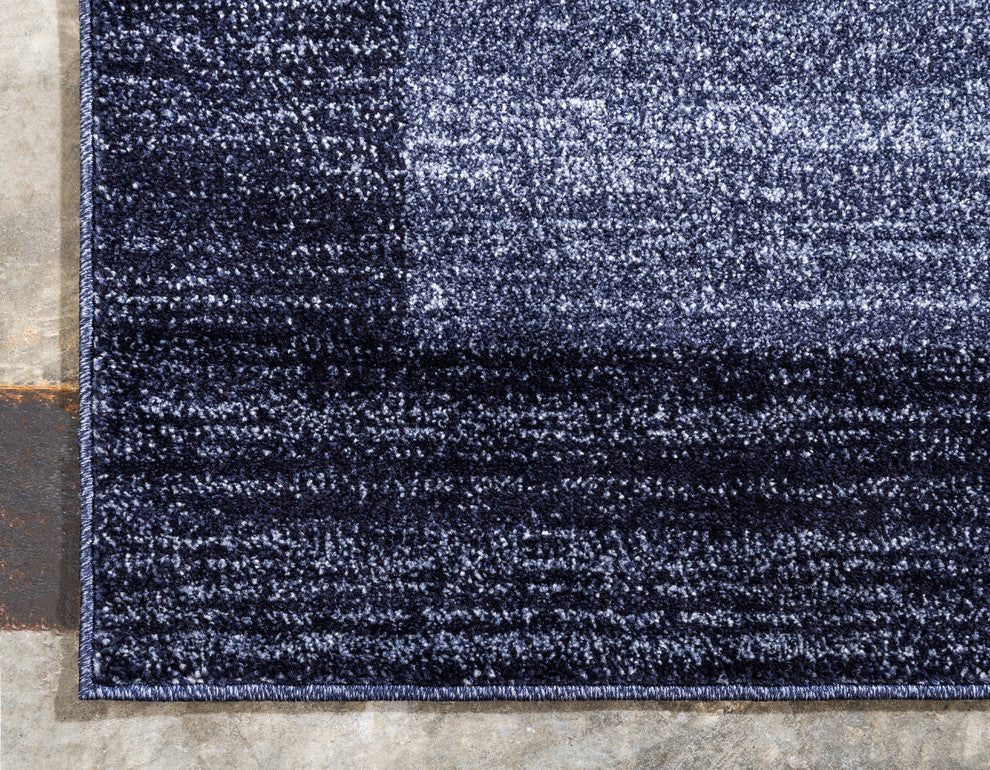 Unique Loom Navy Blue Del Mar Abigail 3' 3 x 5' 3 Area Rug