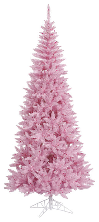 Vickerman 7.5'x40" Pink Slim Fir Tree 1238T