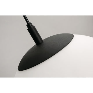 Loretto Pendant, 11.8", Medium Base, 120V, Black
