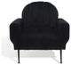 Safavieh Couture Josh Channel Tufted Accent Chair, Black