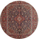 Ahgly Company Indoor Round Traditional Area Rugs, 3' Round