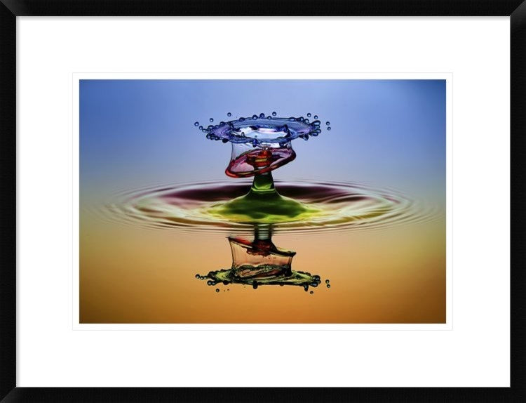 "Cmyk" Framed Digital Print by Muhammad Berkati, 26"x20"