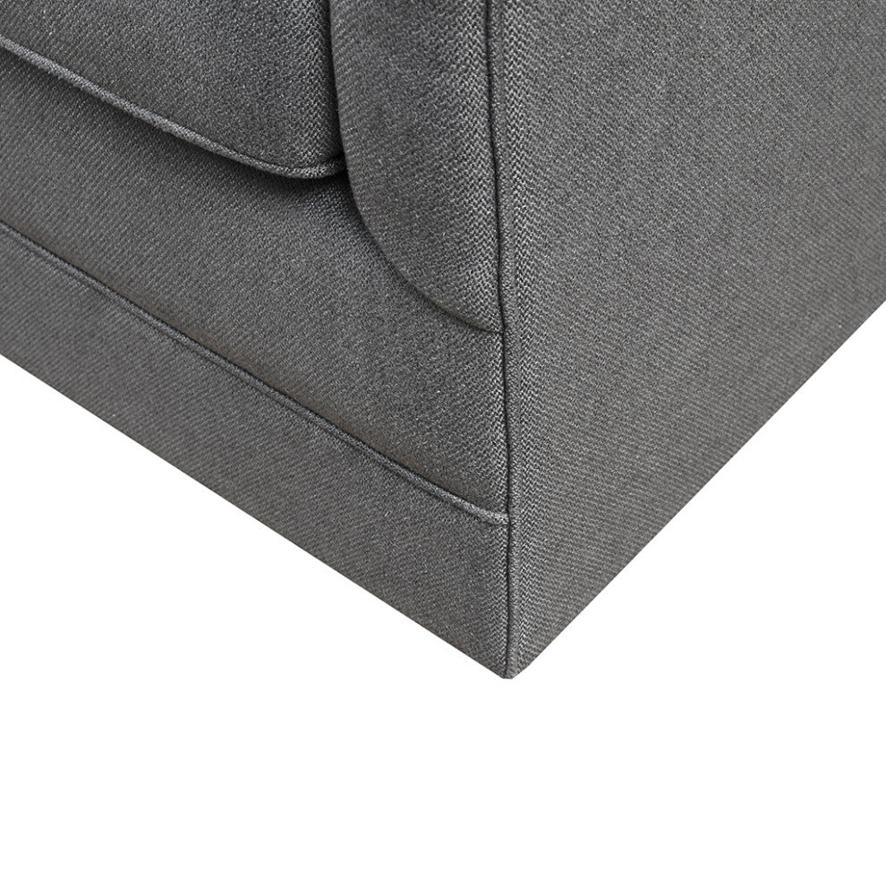 Madison Park Mathis Tufted Swivel Lounge Chair, Grey