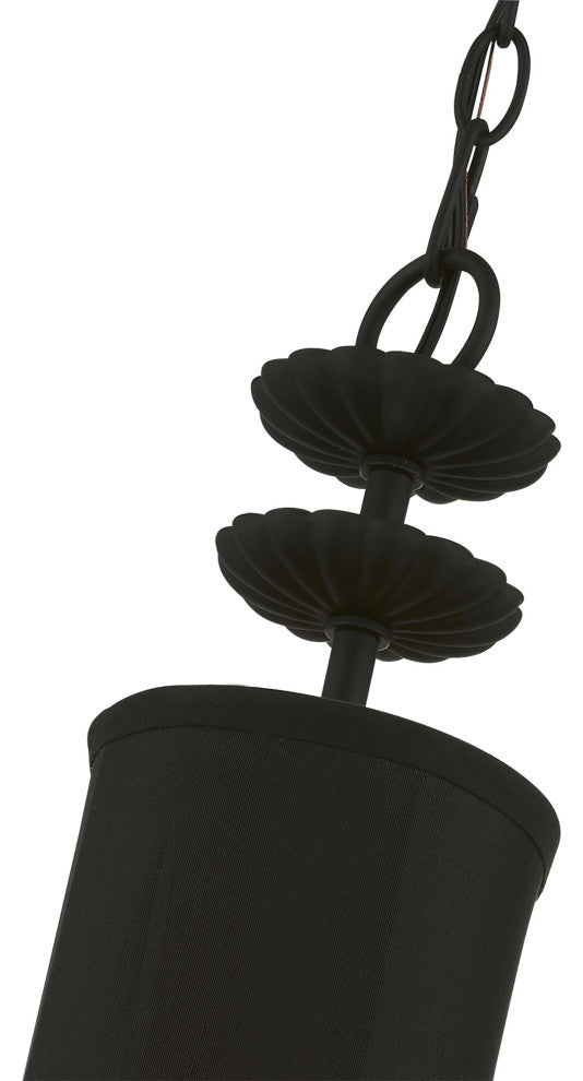 Livex Lighting 1 Light Black Mini Pendant
