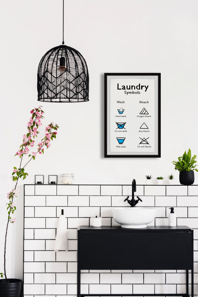 "Do Not Bleach" Framed Painting Print, 12x18