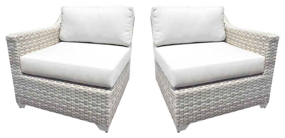 Fairmont Left Arm Sofa and Right Arm Sofa Sail White