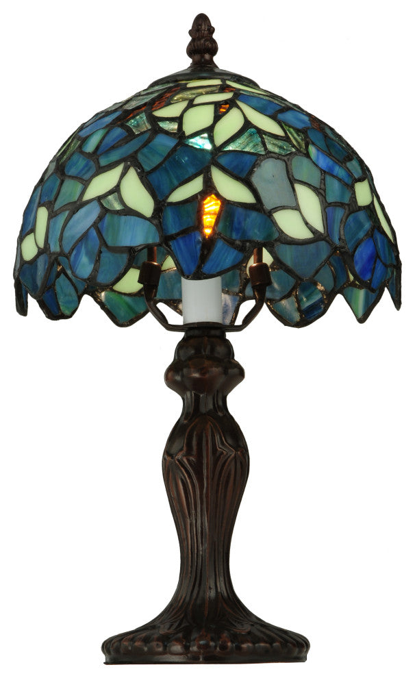 Meyda lighting 124812 14"H Nightfall Wisteria Mini Lamp