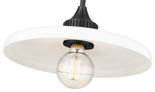 Zlite 820P14-MB 1-Light Pendant, Gloss Opal