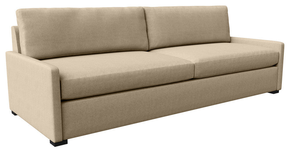 Nativa Interiors Kimpton Sofa 101", Flax, Depth: Classic