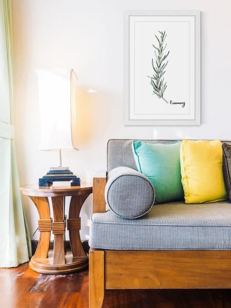 "Herb Rosemary" Framed Painting Print, 20"x30"