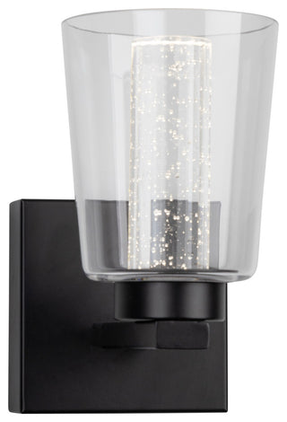 Dalton - 1-Light Bathroom Sconce - Black