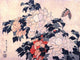 Tile Mural Japan. Poenies and Butterfly By Hokusai, 6"x8", Matte
