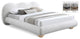 Hyde Boucle Fabric Upholstered Bed, Cream, Queen
