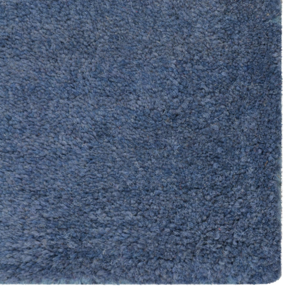 HAND TUFTED WOOL ECO-FRIENDLY AREA RUGS - Blue&Beige, Contemporary Design