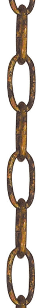 Heavy Duty Decorative Chain, Hand Applied Venetian Golden Bronze