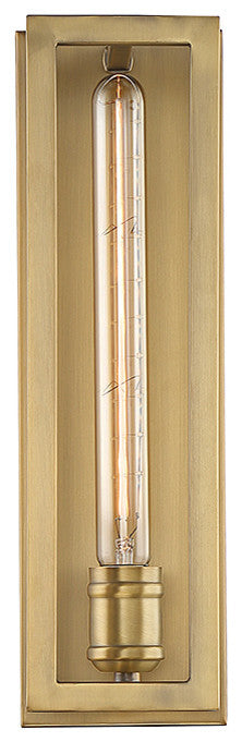 Clifton 1-Light Wall Sconce, Warm Brass