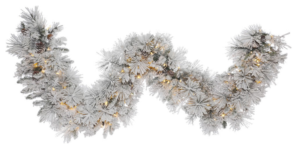 9' X 18" Flk Alberta Garl Cone 150Led Ww