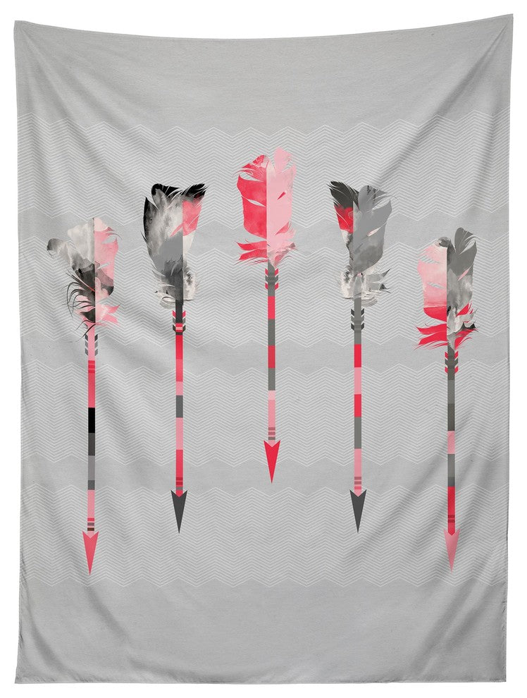 Deny Designs Iveta Abolina Coral Feathers Tapestry