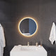 ANZZI 24" Diam. LED Front/Back Lighting Bathroom Mirror With Defogger