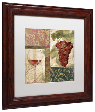 Color Bakery 'Sofia I' Matted Framed Art, Wood Frame, White Mat, 11x11