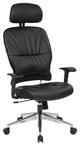 Black Bonded Leather Managers Chair by Office Star
