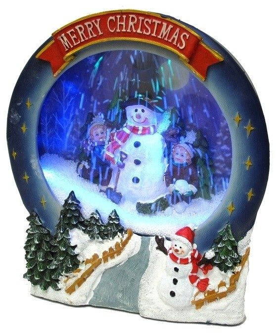 Elegant Christmas Musical Snowing Frame