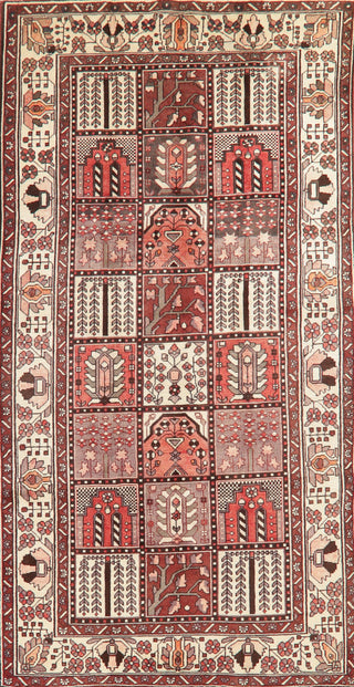 Consigned, Vintage Oriental Faded Traditional Handmade Persian Area Rug, 5x10