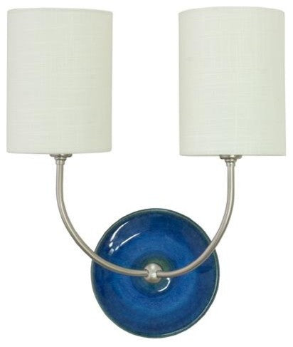 House of Troy GS775-2-SNBG Two-Light Wall Lamp from the Scatchard