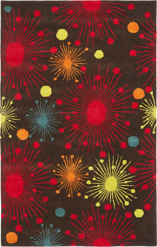 Safavieh Soho Soh747B Rug, Brown/Multi, 5'0"x8'0"