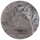 Ahgly Company Indoor Round Mid-Century Modern Area Rugs, 8' Round