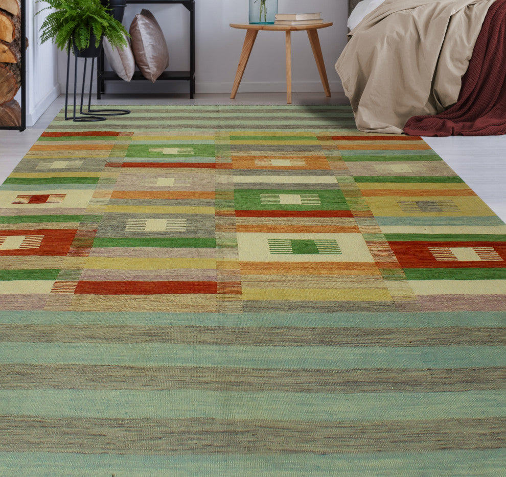 Winchester Kilim Uriel Lt. Blue Rug