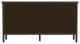 Lennon 6 Drawer Rounded Leg Dresser, Soft Brown
