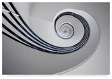 Max Zimmermann 'Fibonacci White Spiral' Canvas Art, 24"x16"