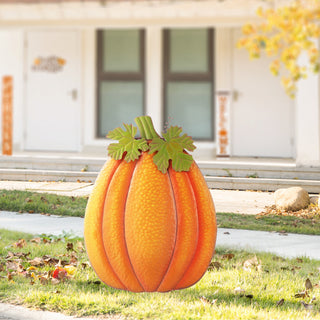 37.75"H Fall Glitter Pumpkin Yard Stake