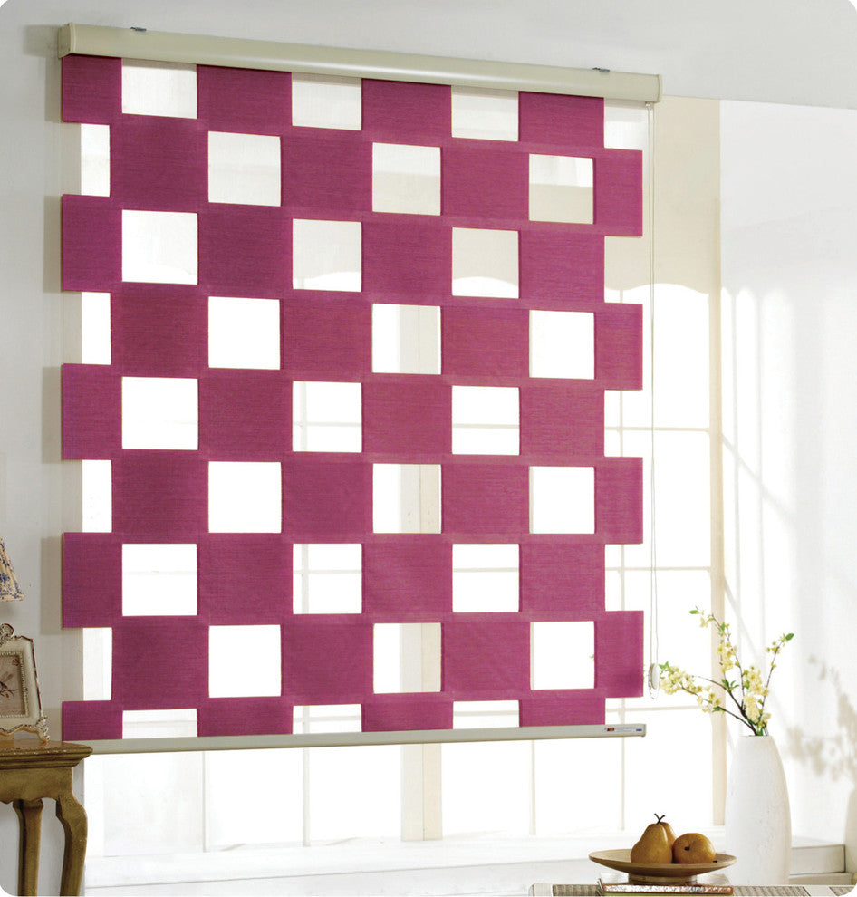 Cube Zebra Blind, Wine