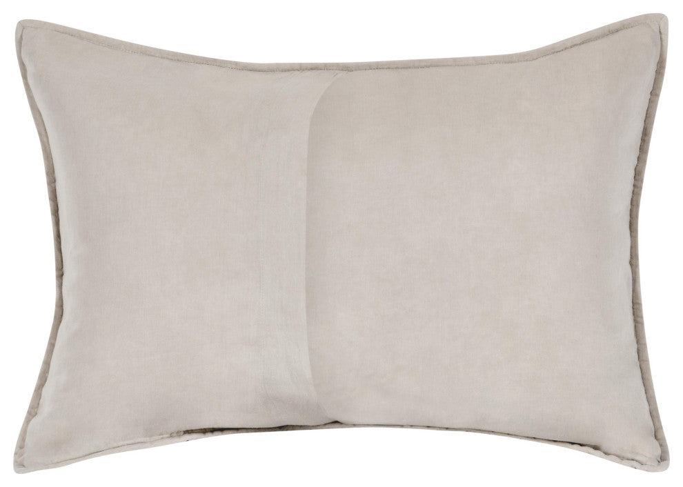 Rowen Sustainable Fabric Shams by Kosas Home, Beige, Standard 20x26